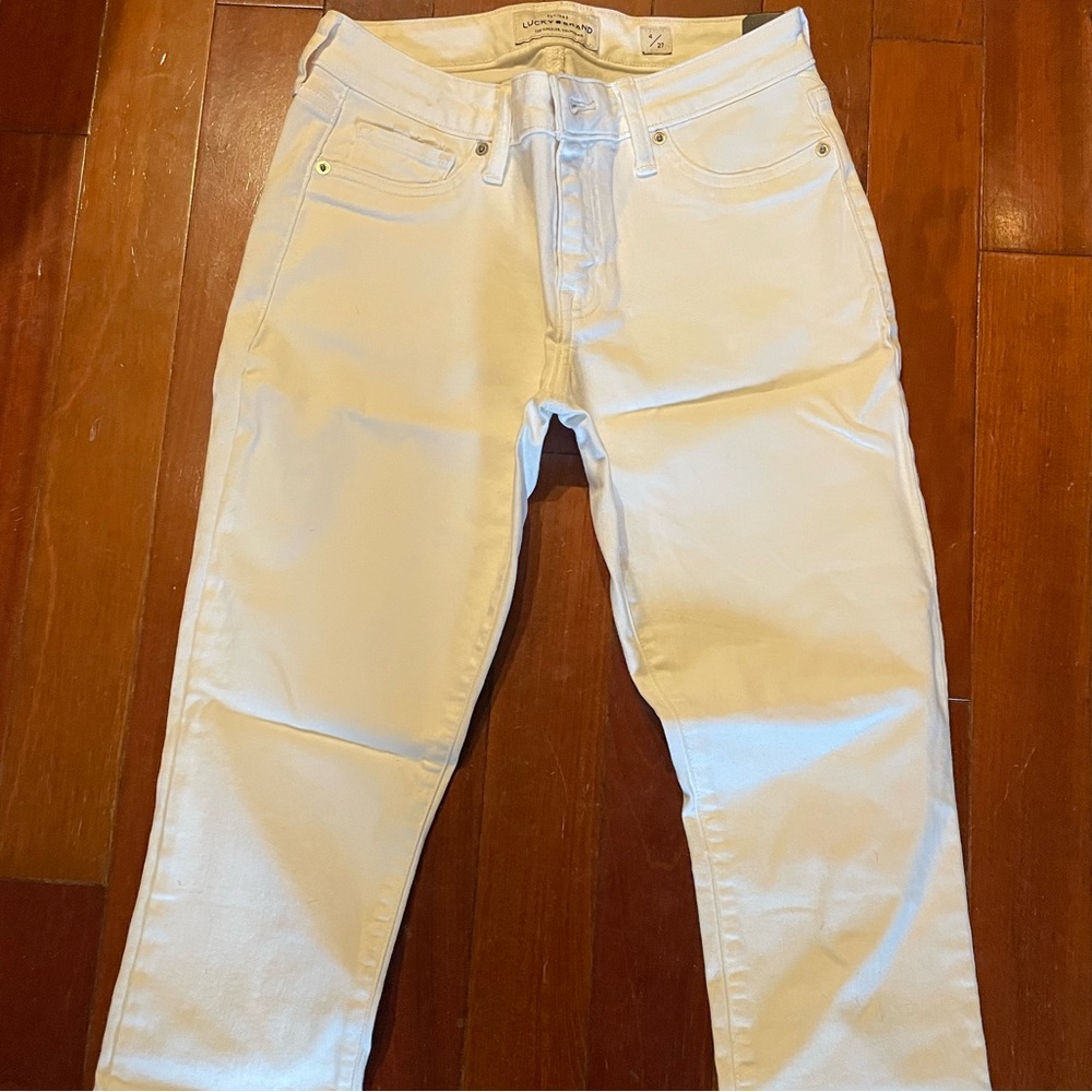 NEW WITH TAGS- White Lucky Brand Lolita low rise skinny jeans (4/27)